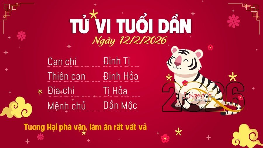 Tu vi hang ngay 12/2/2026 cua Dan
