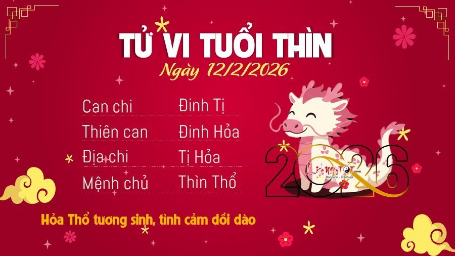 Tu vi hang ngay 12/2/2026 cua Thin