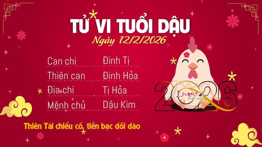 Tu vi hang ngay 12/2/2026 cua Dau