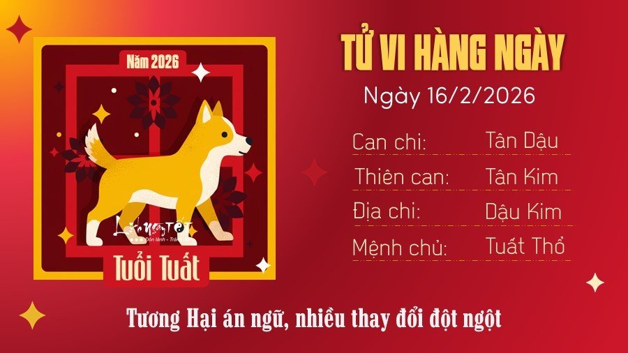 Tu vi hang ngay 16/2/2026 tuoi Tuat