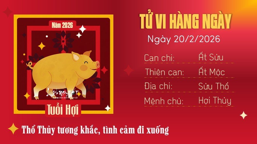 Tu vi hang ngay 20/2/2026 - Hoi