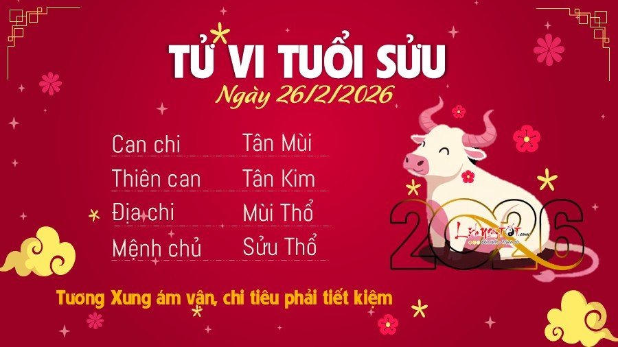 Tu vi hang ngay 26/2/2026 cua Suu