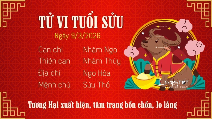 2 Tu vi hang ngay 9-3-2026 - Suu
