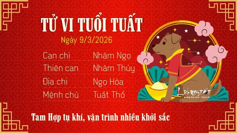 11 Tu vi hang ngay 9-3-2026 - Tuat