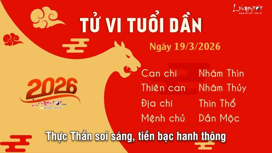Tu vi hang ngay 19/3/2026 cua Dan