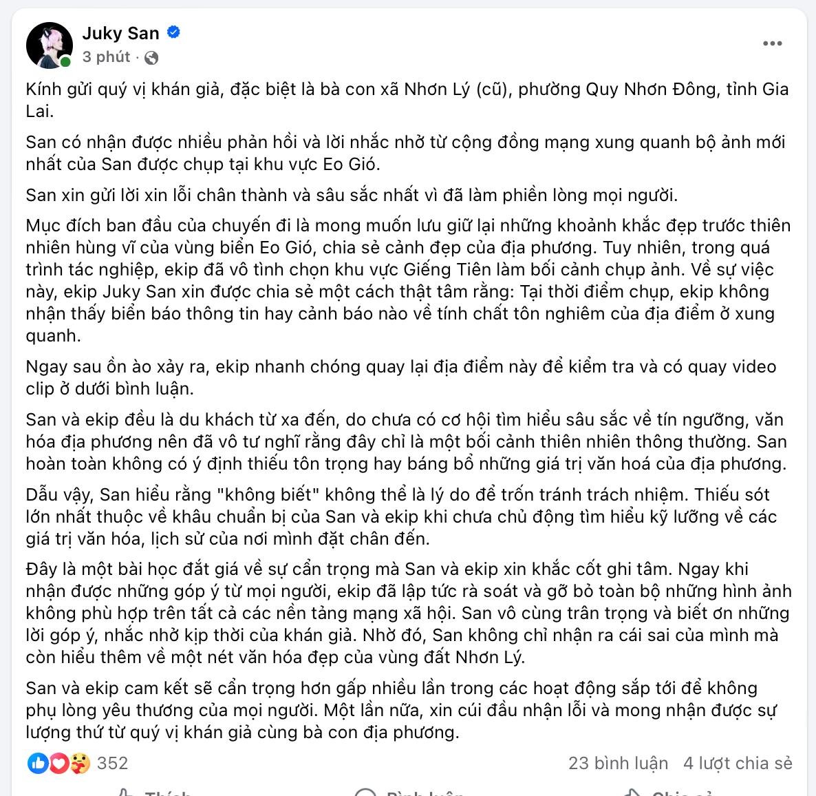 Gây phẫn nộ vì mặc bikini tắm Giếng Tiên, Juky San lên tiếng- Ảnh 6.