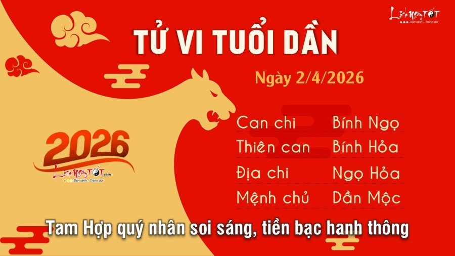 Tu vi hang ngay 2/4/2026 - Dan