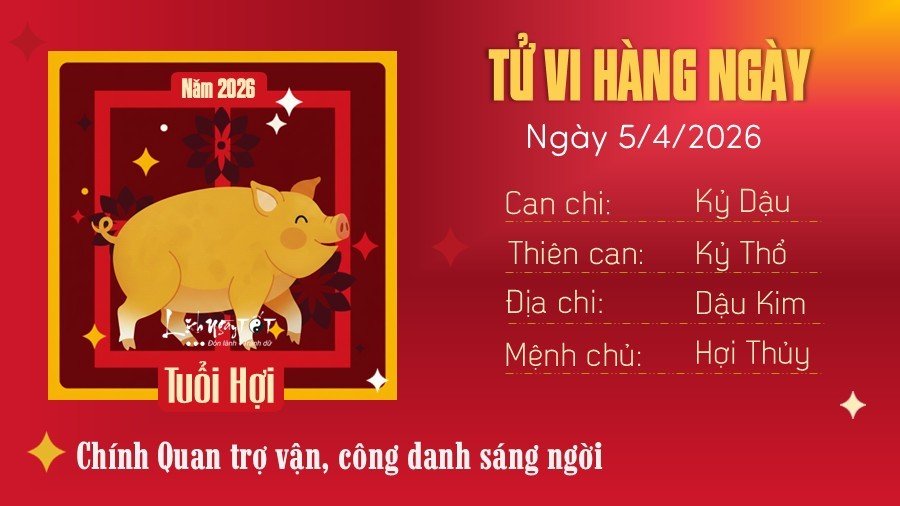 Tu vi hang ngay 5/4/2026 - Hoi