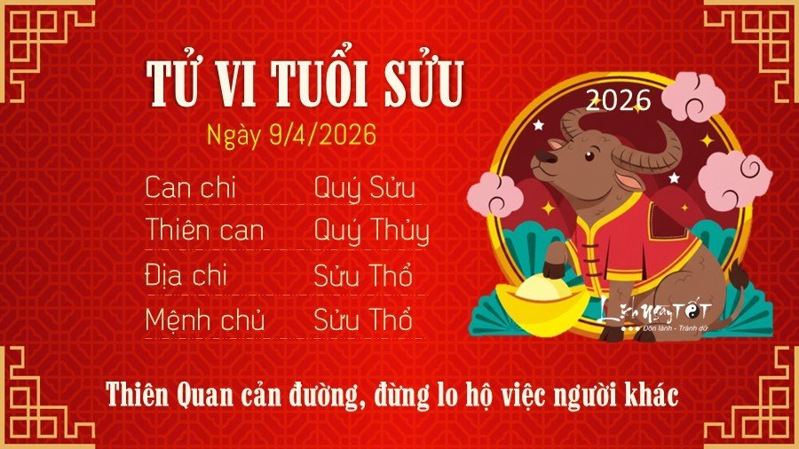 Tu vi hang ngay 9/4/2026 cua Suu