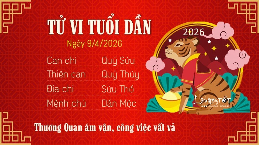 Tu vi hang ngay 9/4/2026 cua Dan