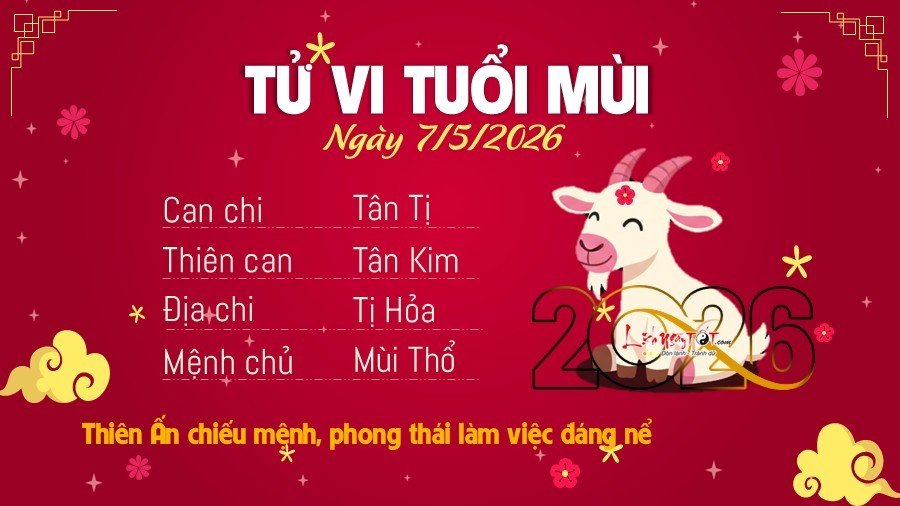 Tu vi hang ngay 7/5/2026 cua Mui