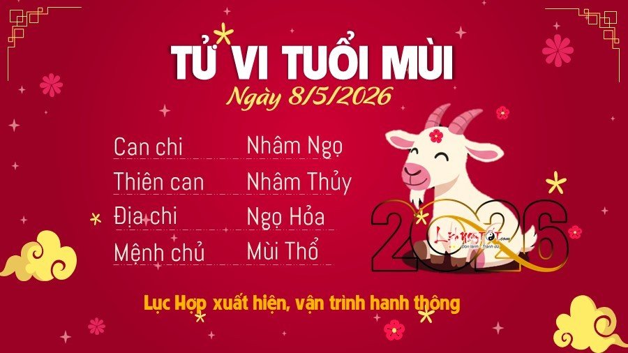 8 Tu vi hang ngay 8-5-2026 - Mui