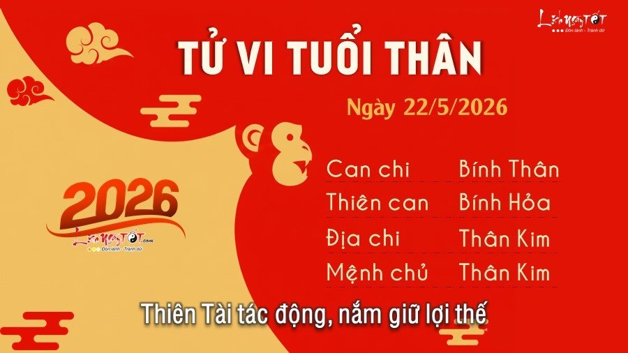 9 Tu vi hang ngay 22-5-2026 - Than