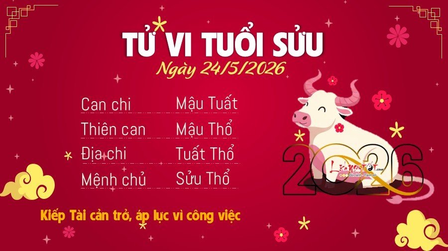Tu vi hang ngay 24/5/2026 cua Suu