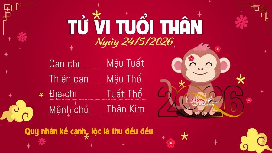 Tu vi hang ngay 24/5/2026 cua Than