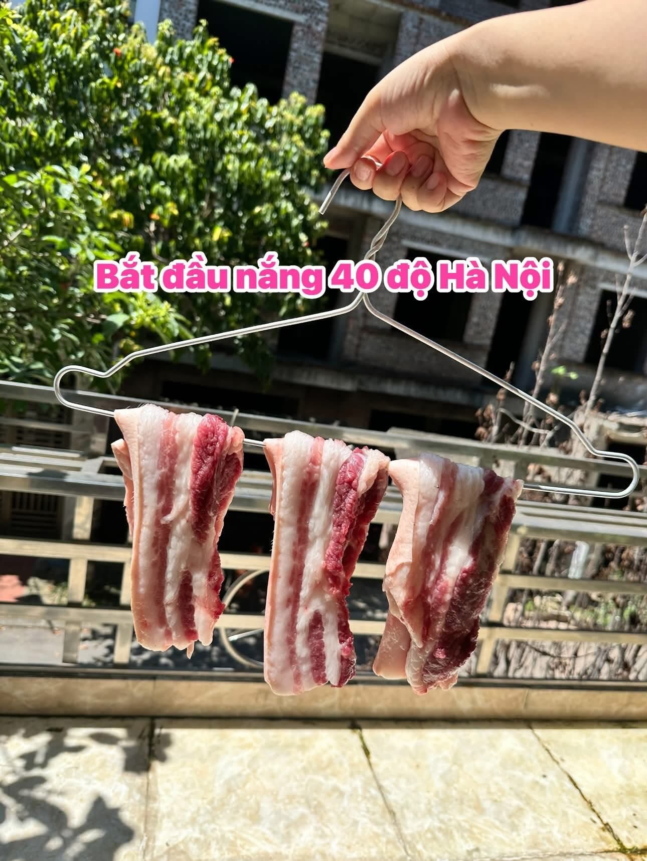 Mở trend thịt phơi nắng ngày Hà Nội chạm ngưỡng 40 độ C: Bất ngờ với kết quả sau 1 ngày - áº¢nh 4.