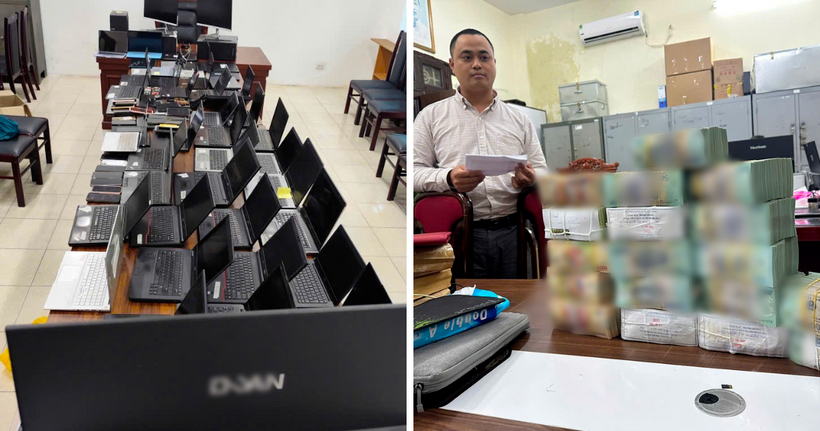 Tang vật vụ án.