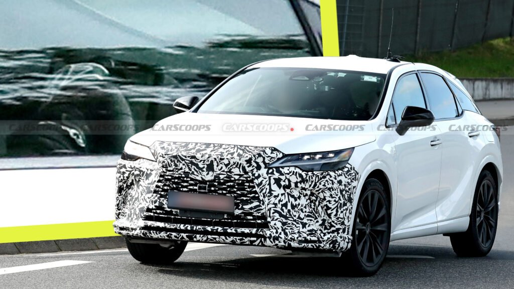 A 2028 Lexus RX Prototype Just Revealed Its Biggest Change, And It's The Screen | Carscoops