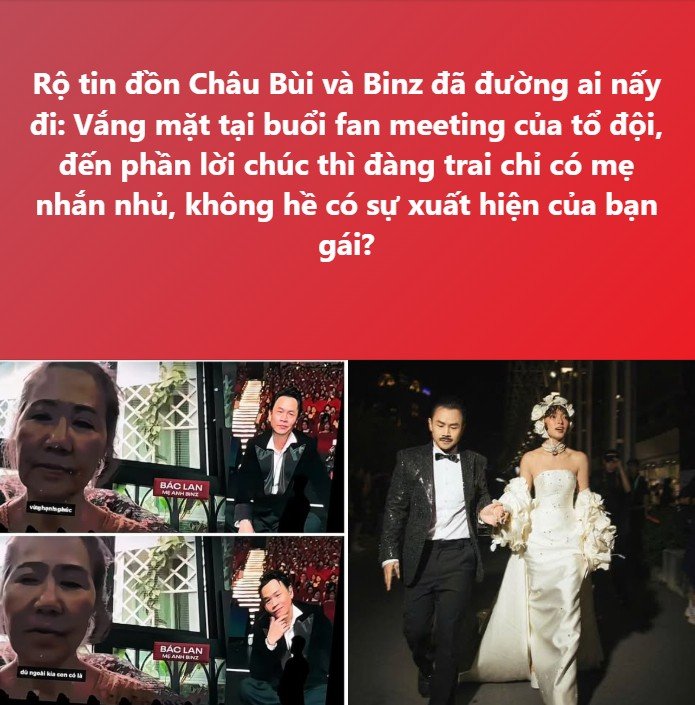 Rầm rộ tin Binz và Châu Bùi rạn nứt- Ảnh 1.