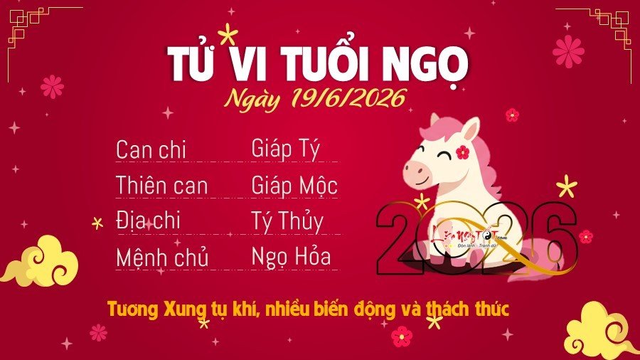 7 Tu vi hang ngay 19-6-2026 - Ngo