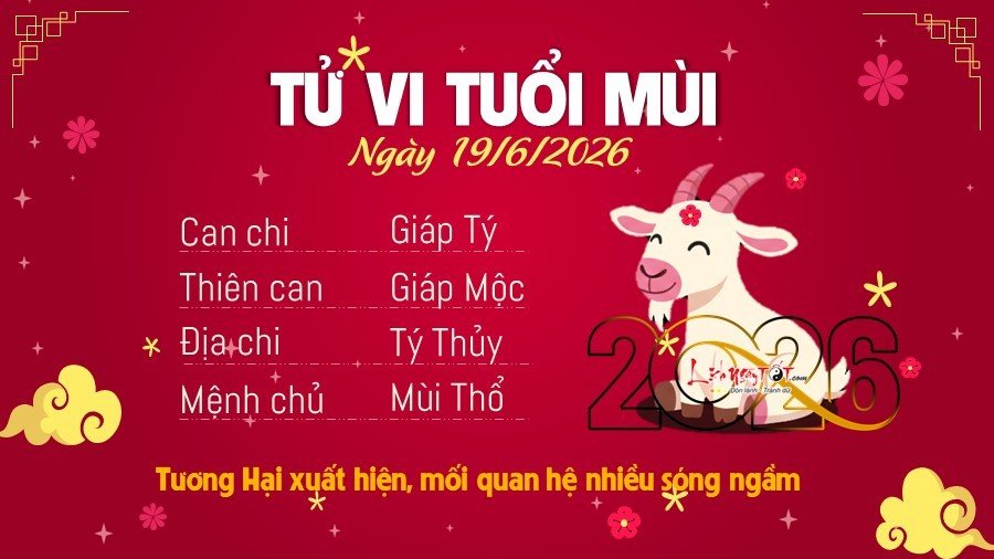 8 Tu vi hang ngay 19-6-2026 - Mui
