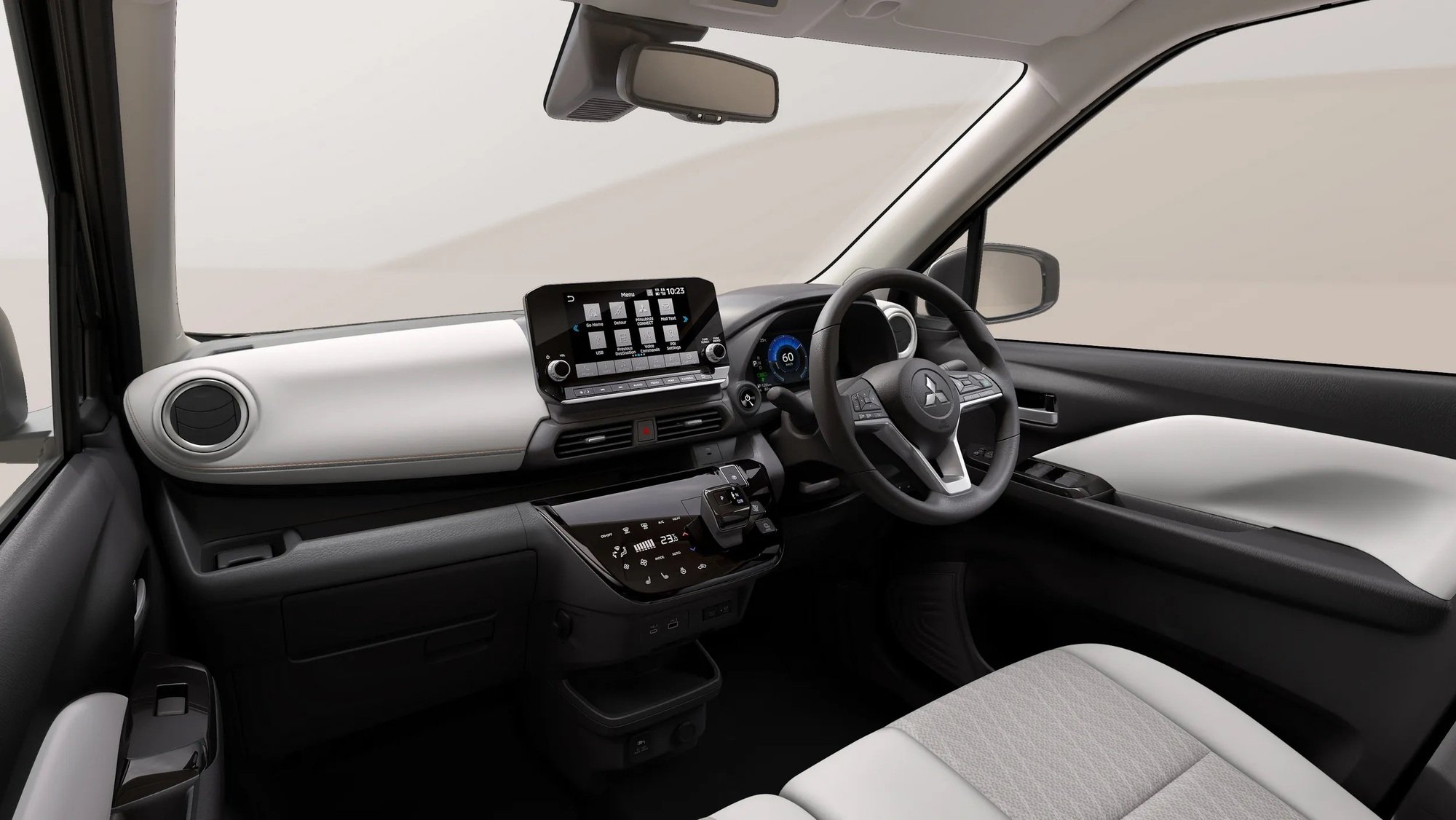 Mitsubishi eK X EV 2026 ra mắt: Thiết kế như tiểu Xpander, thêm tiện nghi bên trong