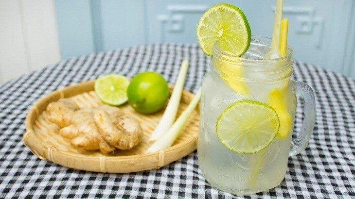 Cách làm nước chanh sả gừng thanh lọc cơ thể, giảm cân đúng cách