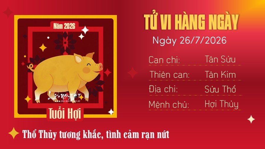 Tu vi hang ngay 26/7/2026 - Hoi