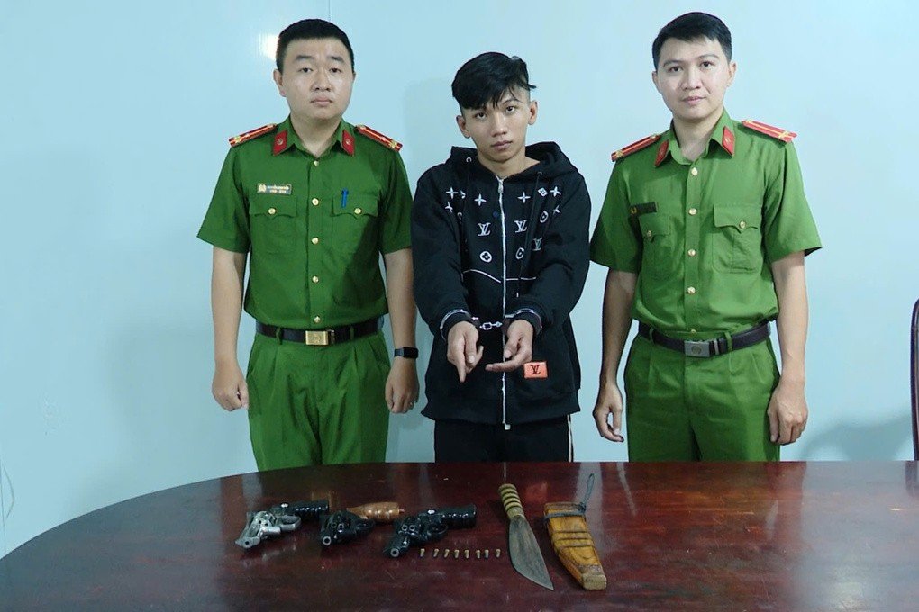 Đặng Trường Thọ - nghi can nổ súng trong vụ hỗn chiến. Ảnh: Công an cung cấp