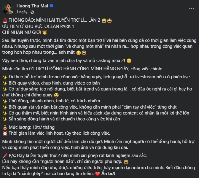 13-1786584623-dien-vien-maya-gay-tranh-cai-khi-tuyen-tro-ly-da-nang-voi-thu-nhap-khoi-diem-10-trieu-dong
