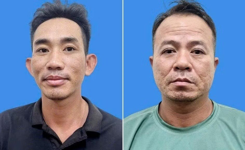 Bị can Đoàn Phương Tâm (trái) và Nguyễn Hải Âu. Ảnh: Công an cung cấp