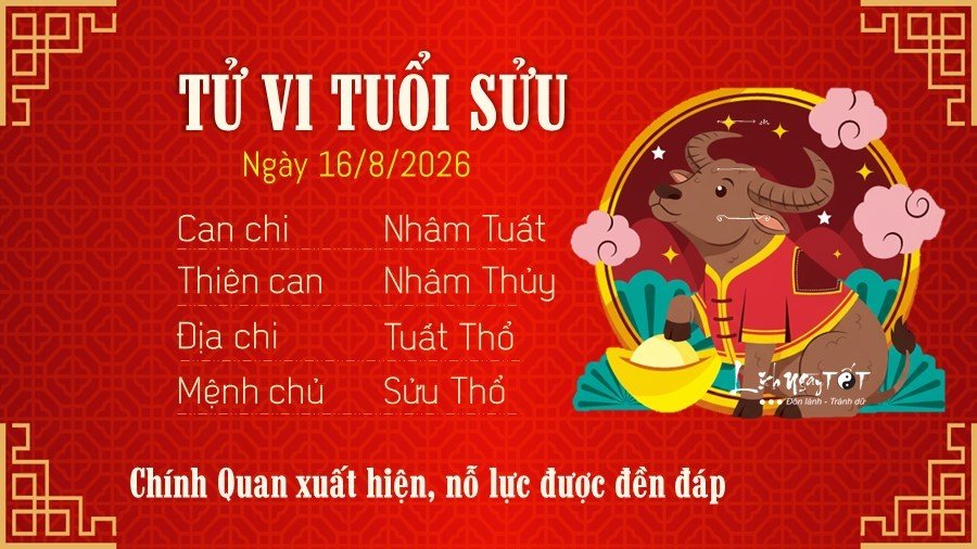 2 Tu vi hang ngay 16-8-2026 - Suu