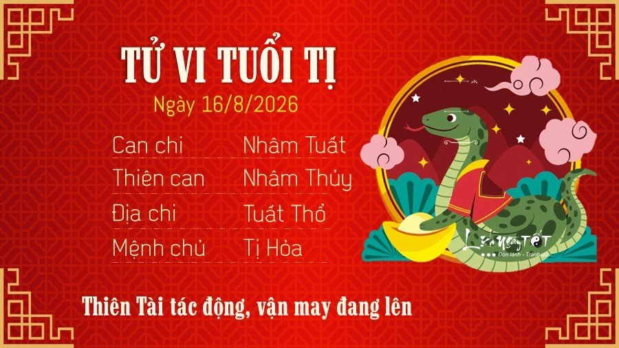 6 Tu vi hang ngay 16-8-2026 - Ti