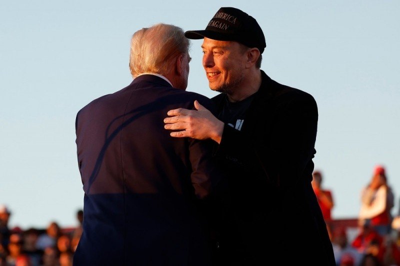 Tỷ phú Elon Musk là người ủng hộ chiến dịch tái tranh cử của ông Donald Trump. Ảnh: Getty Images