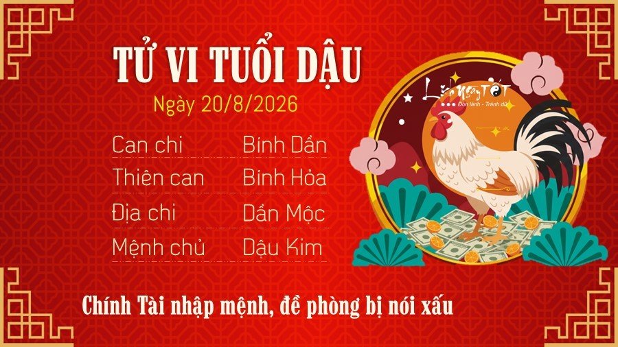 10 Tu vi hang ngay 20-8-2026 - Dau