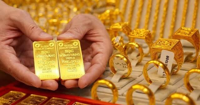 Giá vàng nhẫn trơn, vàng miếng chiều tối 17/8 tại SJC, DOJI, PNJ, Bảo Tín