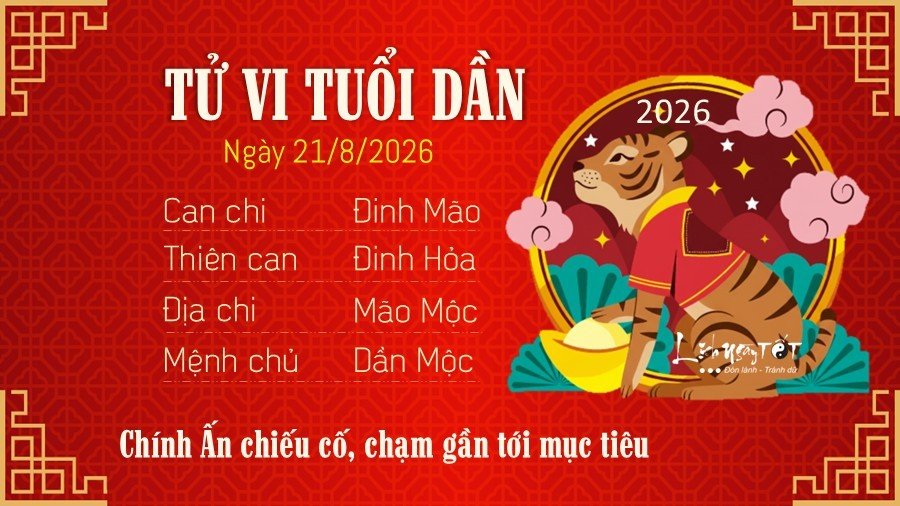 Tu vi hang ngay 21/8/2026 cua Dan