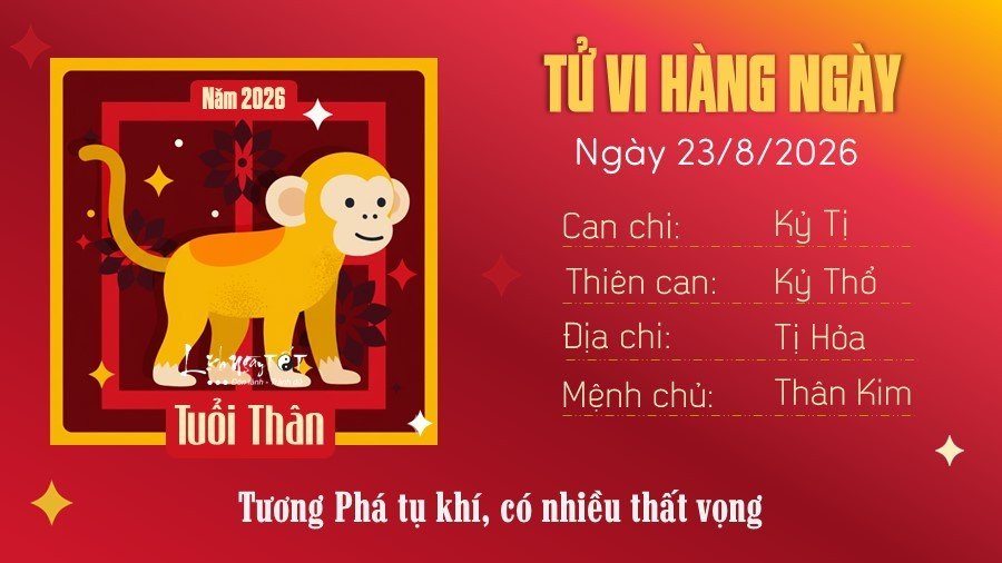 9 Tu vi hang ngay 23-8-2026 - Than