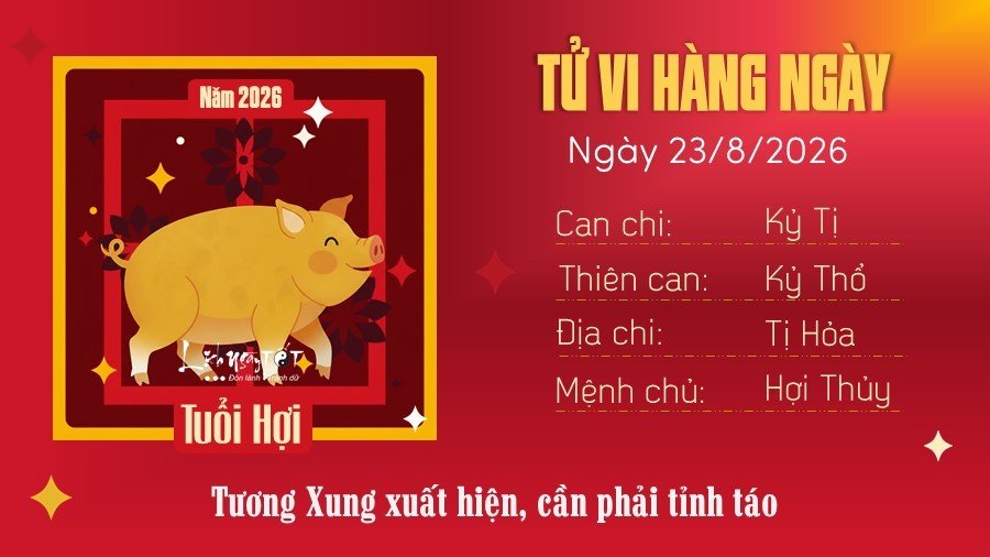 12 Tu vi hang ngay 23-8-2026 - Hoi