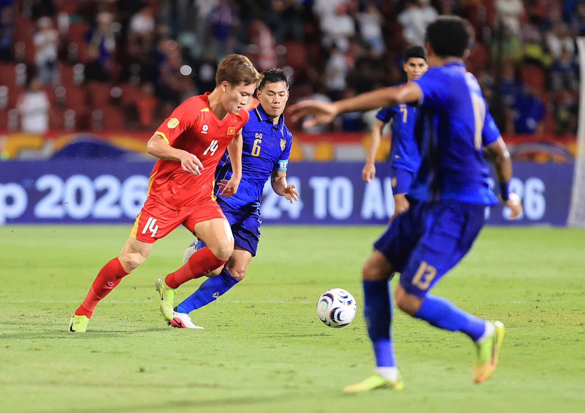 Kết quả bóng đá Thái Lan vs Việt Nam - Chung kết lượt đi ASEAN Cup 2026