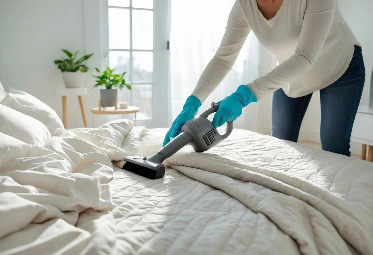 Hút bụi thường xuyên giúp giảm mạt bụi và hạn chế tác nhân gây dị ứng