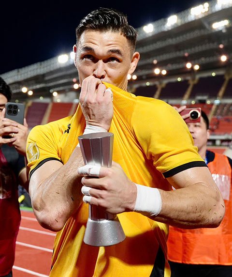 Lê Giang Patrik gây ấn tượng ngay lần đầu dự AFF Cup 2026 - Ảnh: Đức Cường