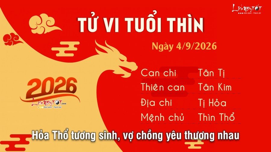 Tu vi hang ngay 4/9/2026 - Thin