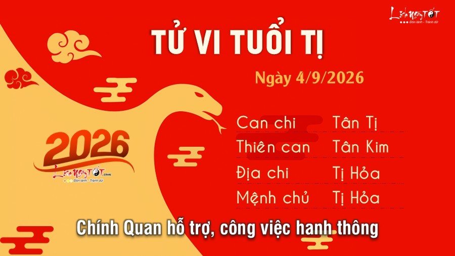 Tu vi hang ngay 4/9/2026 - Ti