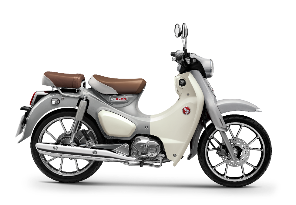 Honda Super Cub màu bạc trắng. Nguồn ảnh: Honda Việt Nam