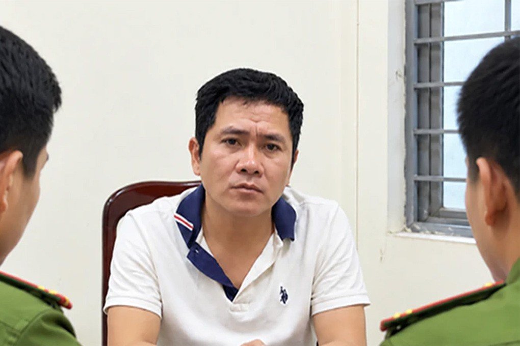 Lương Công Thạnh tại cơ quan điều tra. Ảnh: Công an Đăk Lăk