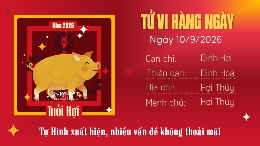 12 Tu vi hang ngay 10-9-2026 - Hoi