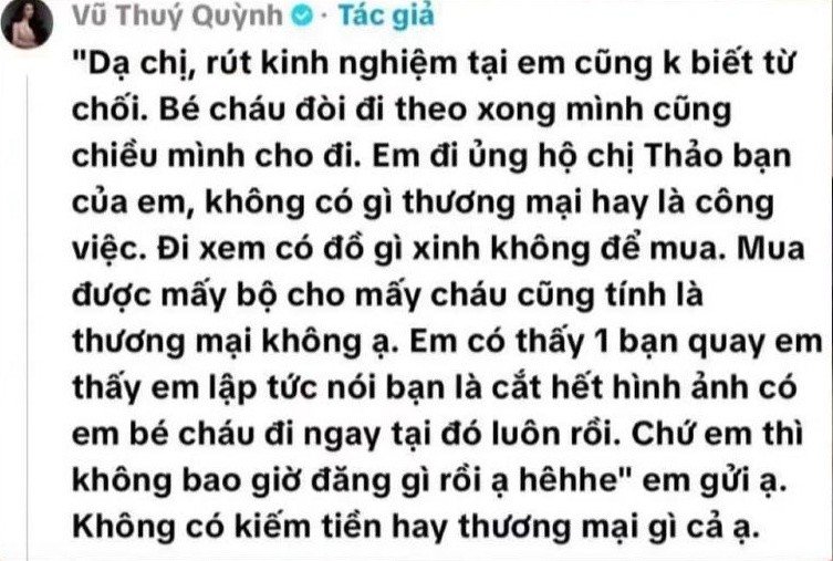 Vũ Thuý Quỳnh lên tiếng việc đưa con gái Diệp Lâm Anh đi sự kiện: 
