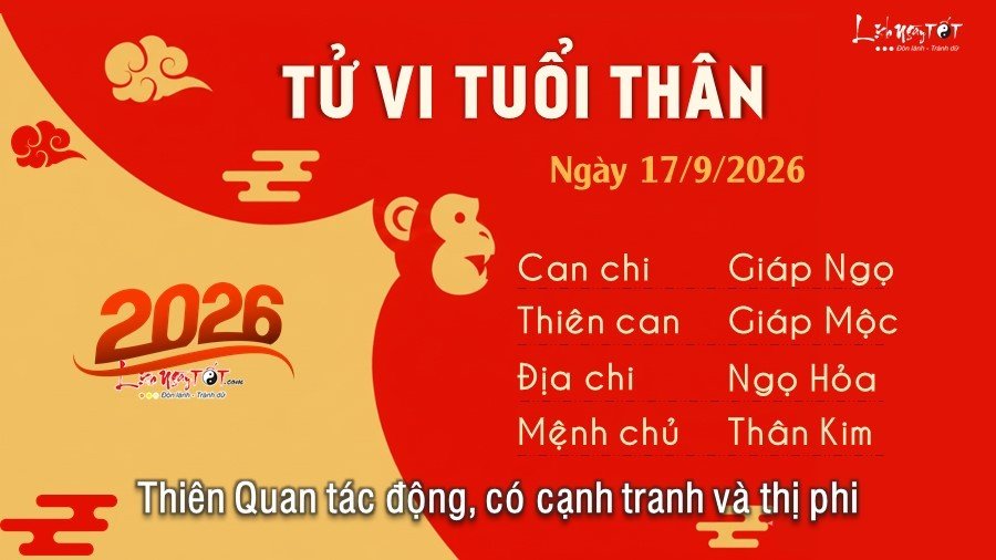 9 Tu vi hang ngay 17-9-2026 - Than