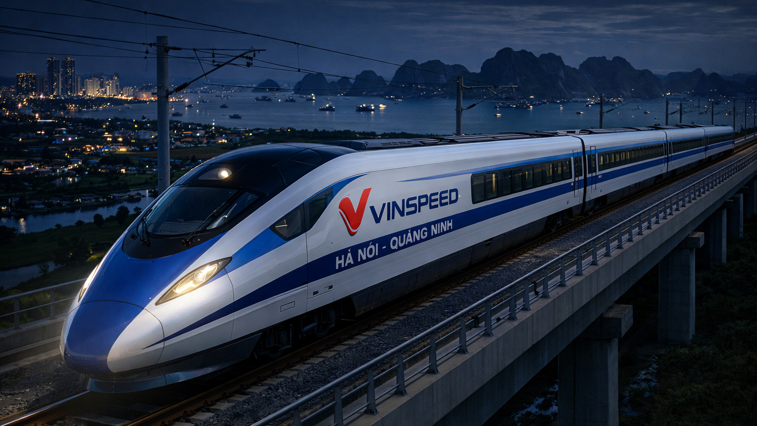 Bắc Ninh phối hợp Vinspeed khảo sát siêu dự án đường sắt cao tốc trị giá 5,54 tỷ USD